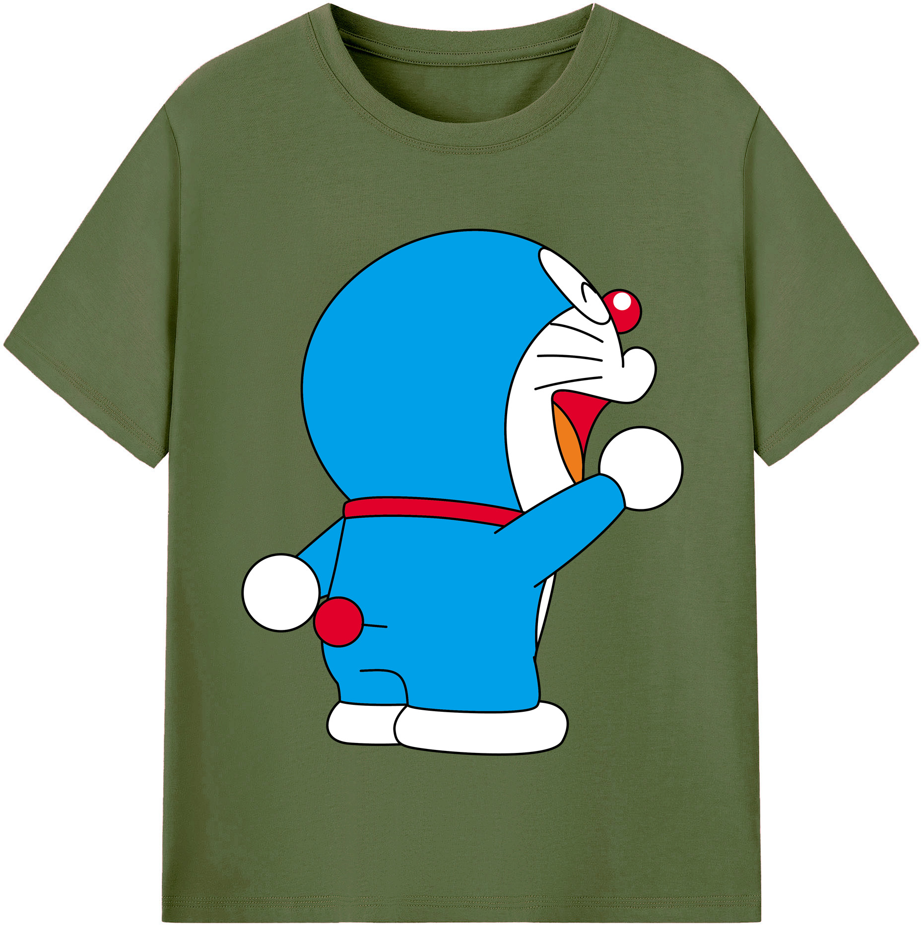 （画像用） ドラえもん Doraemon 綿100％半袖Tシャツ（フロントプリント）